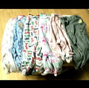 6 Baby Girl 6 (SIX) Footed Bodysuit's